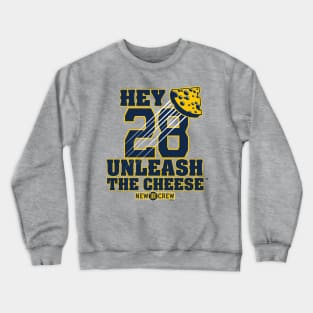 Joey Wiemer...Unleash the Cheese™ Crewneck Sweatshirt